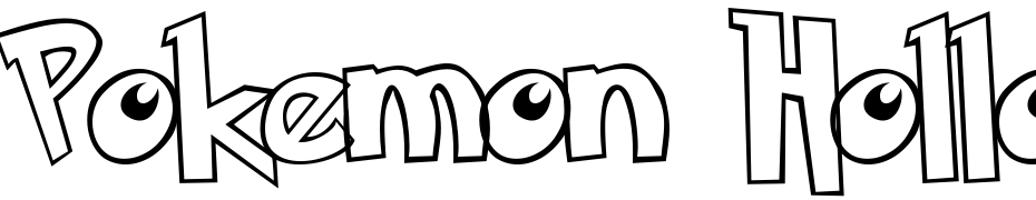 Pokemon Hollow Normal cкачати шрифт безкоштовно